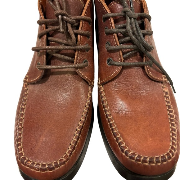 Rare Ghurka shoes leather chukka boots 8.5 new - Picture 3 of 8